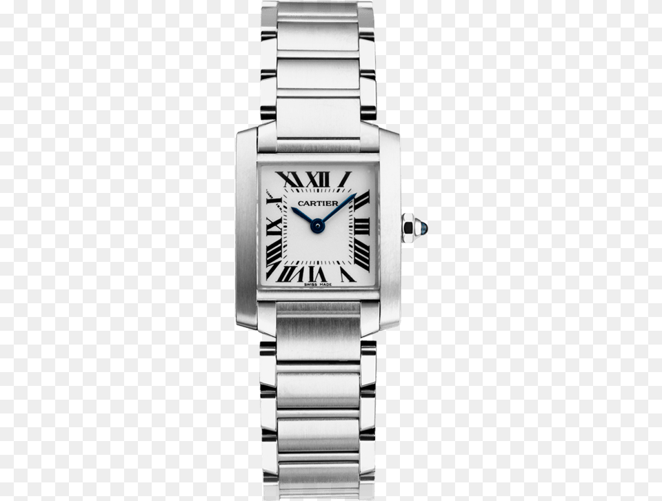 Top Ten Expensive Women Watches In The World Cartier Tank Francaise Medium Model Womens, Arm, Body Part, Person, Wristwatch Png