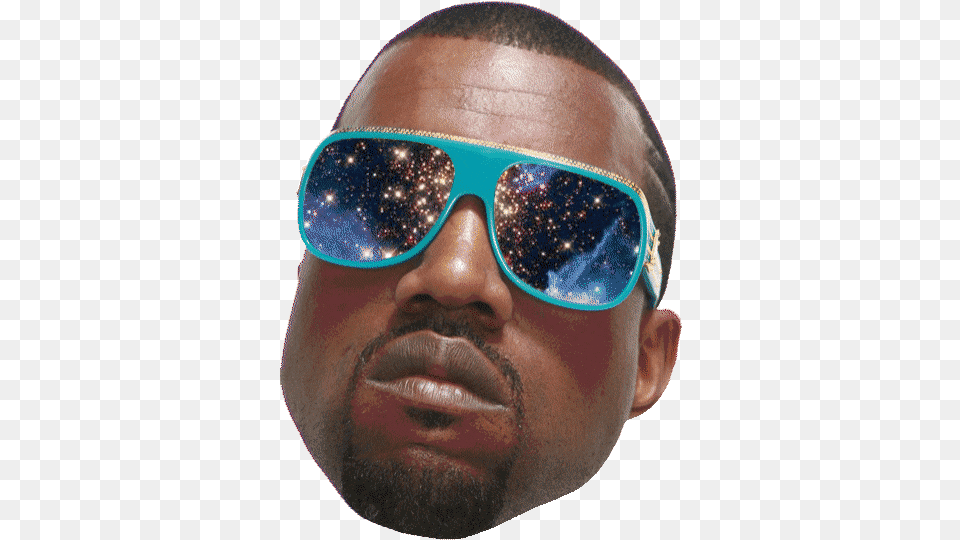 Top Transparent Kanye West Stickers For Hubble 30th Birthday, Accessories, Person, Man, Male Png