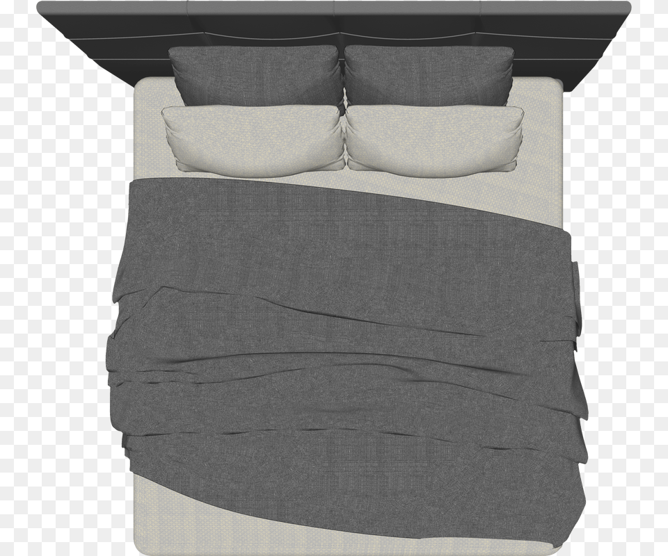 Top View Bed Plan, Couch, Cushion, Furniture, Home Decor Free Transparent Png