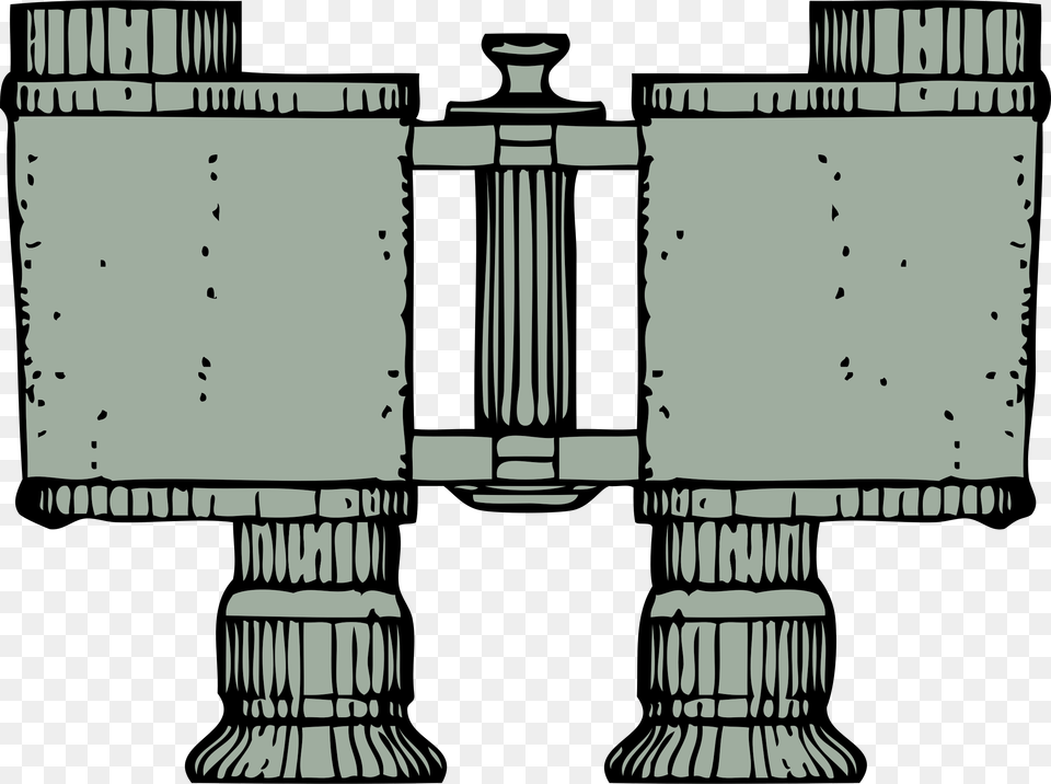 Top View Big Image Binoculars, Architecture, Pillar Free Png