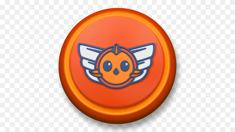 Top Wing Rod And Brady Stickpng Logo Top Wings, Toy, Badge, Symbol, Frisbee Free Png Download