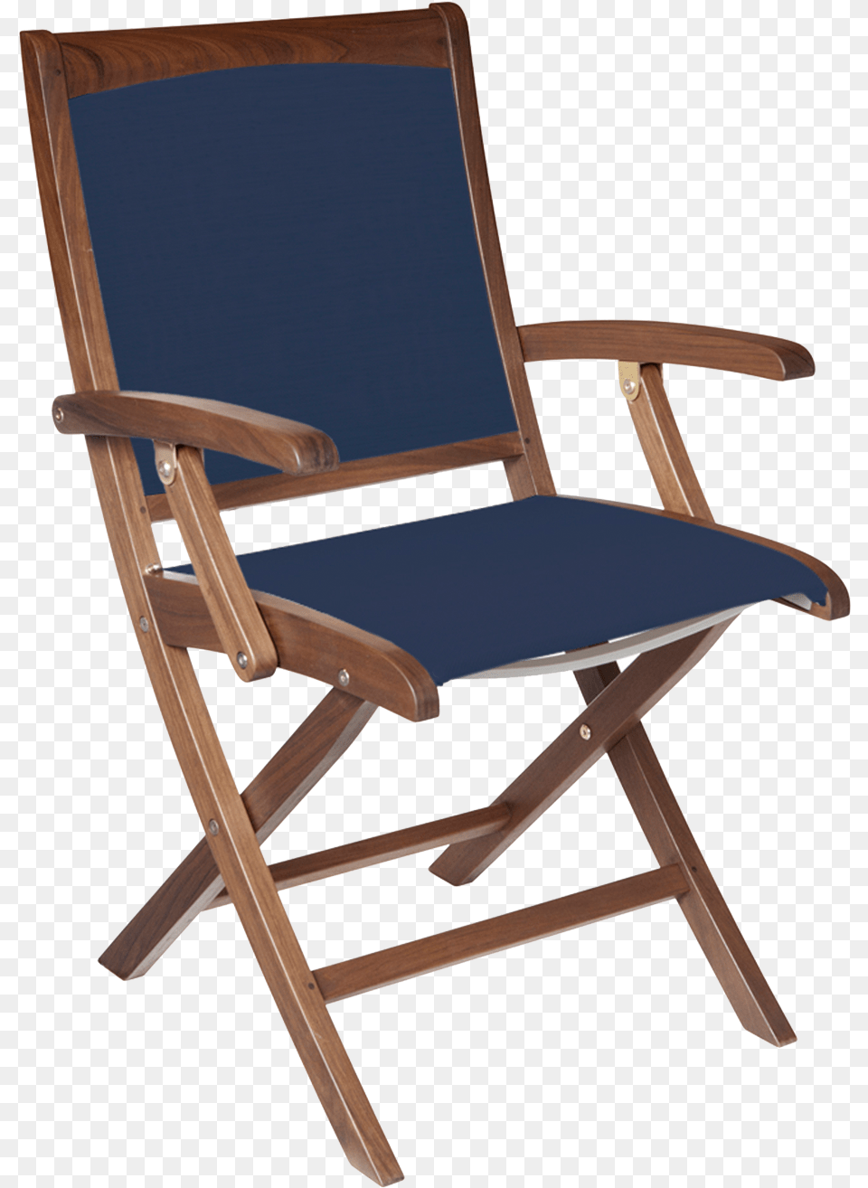 Topaz Folding Chair Blue Sling, Canvas, Furniture Free Png Download