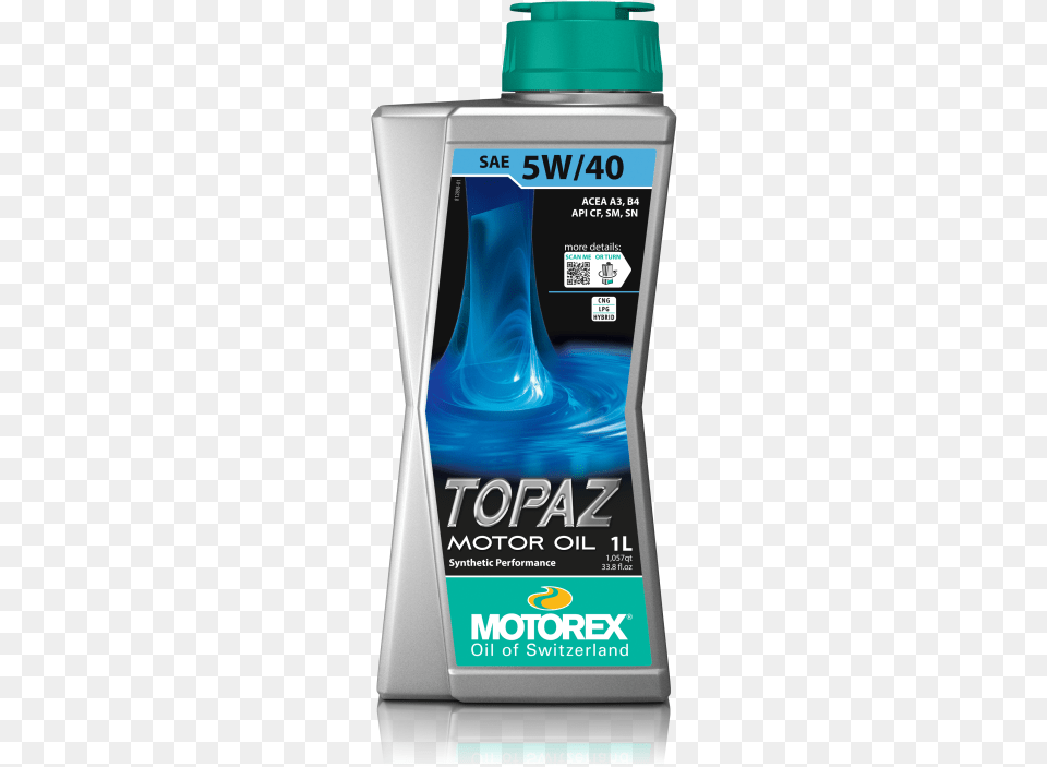 Topaz Sae 5w40 Engine Oil 1l Usa, Bottle, Qr Code, Aftershave, Cosmetics Png