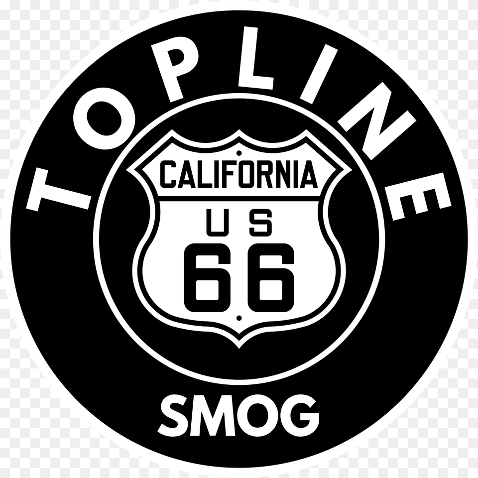 Topline Smog Logo Black Rock Coffee Stickers, Ammunition, Grenade, Weapon, Symbol Png Image