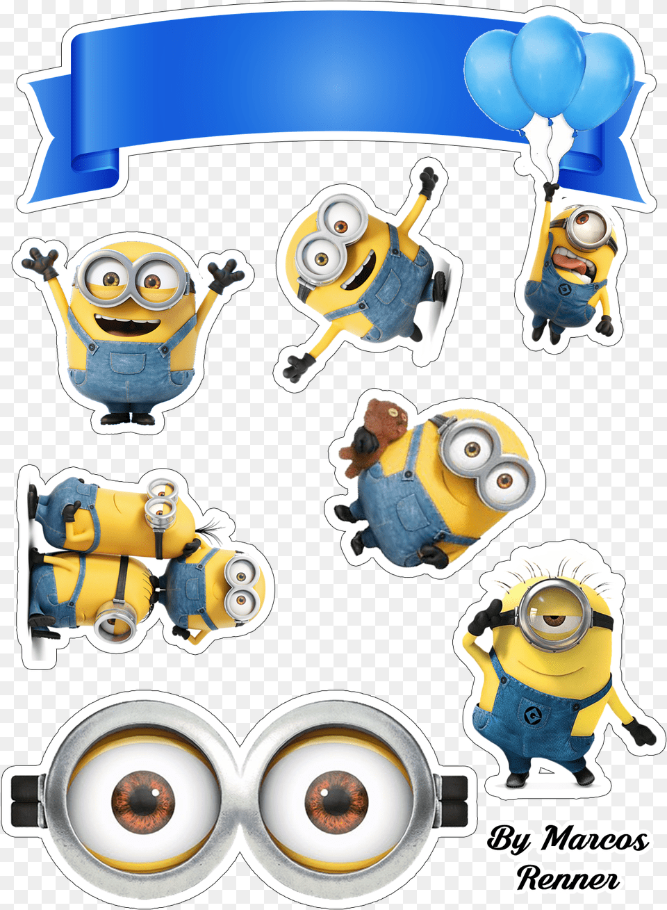 Topo Bolo Minions Para Imprimir, Toy, Balloon, People, Person Free Png