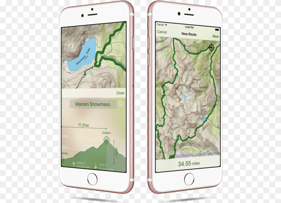Topo Maps App, Electronics, Mobile Phone, Phone Png Image