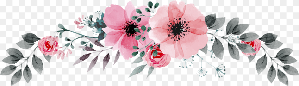 Topo Para De Bolo Floral, Art, Floral Design, Flower, Graphics Free Png Download
