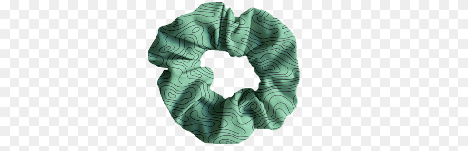 Topographical Scrunchie Scarf, Clothing, Home Decor Free Png Download