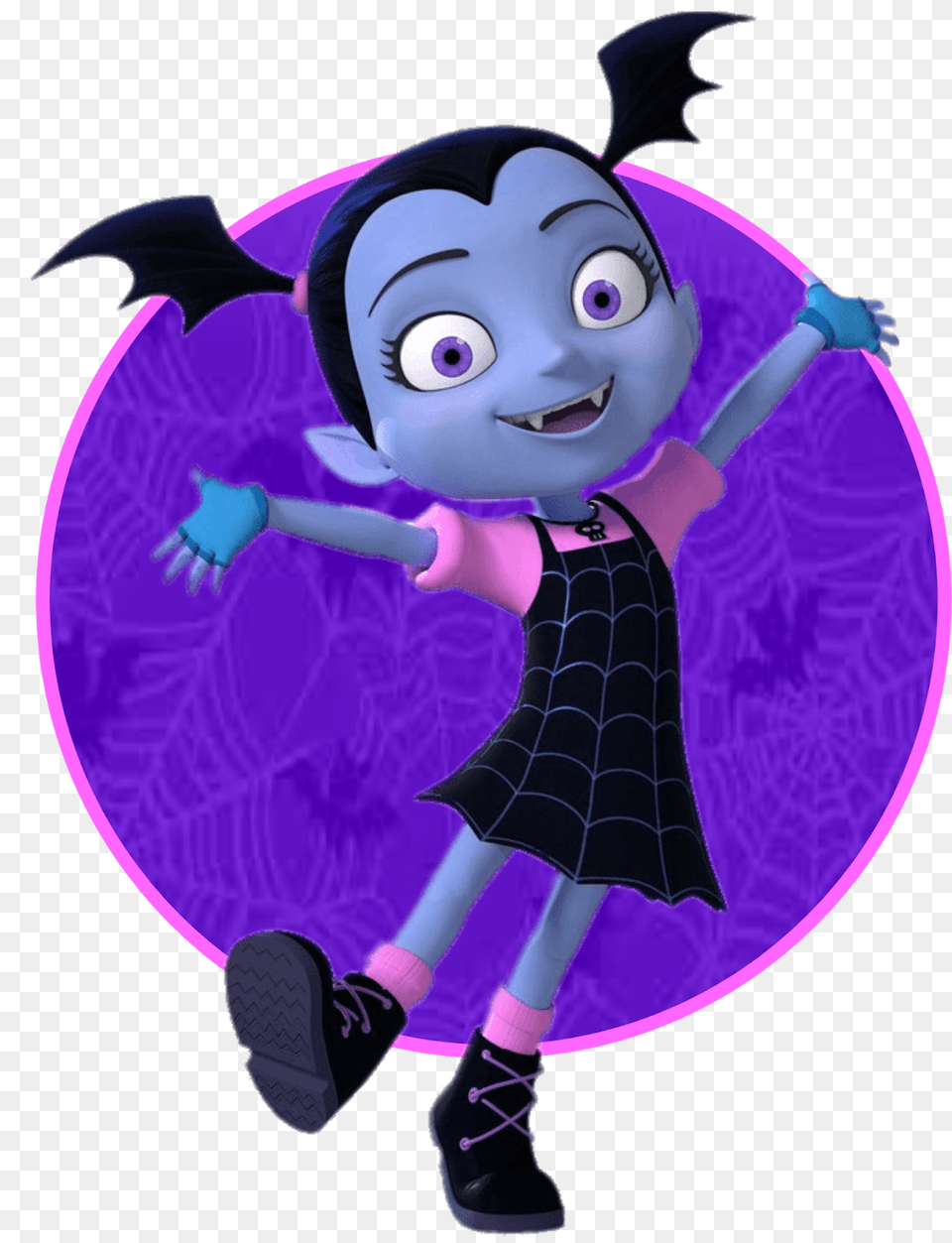 Topper Vampirina, Purple, Baby, Person, Face Png