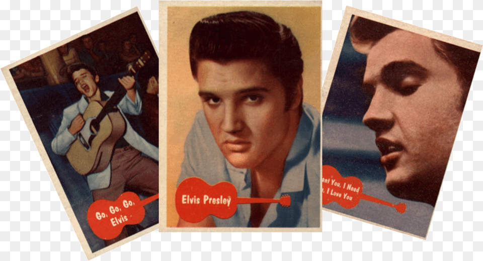 Topps Bubbles Inc Elvis Presley, Teen, Person, Male, Collage Png Image