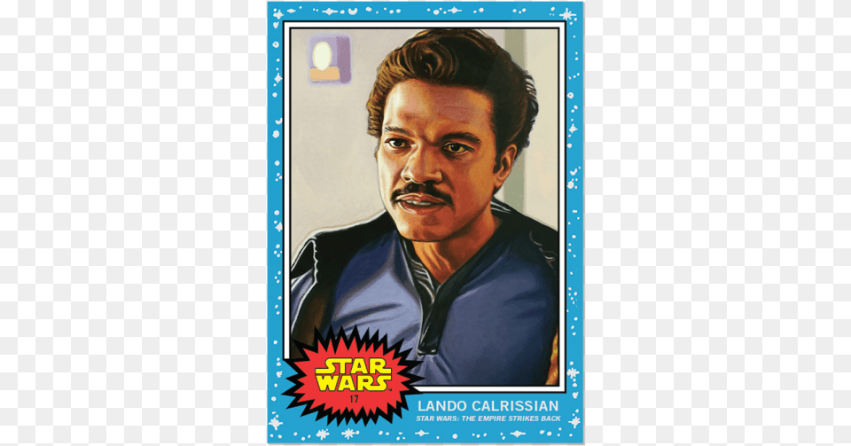 Topps Star Wars Living Set Card Topps Star Wars Cards, Adult, Advertisement, Male, Man Free Png
