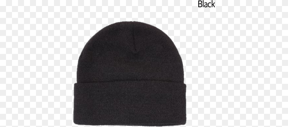 Toque Acrylic Beanie 02 4243 000 Black 1 Beanie, Cap, Clothing, Hat, Person Png