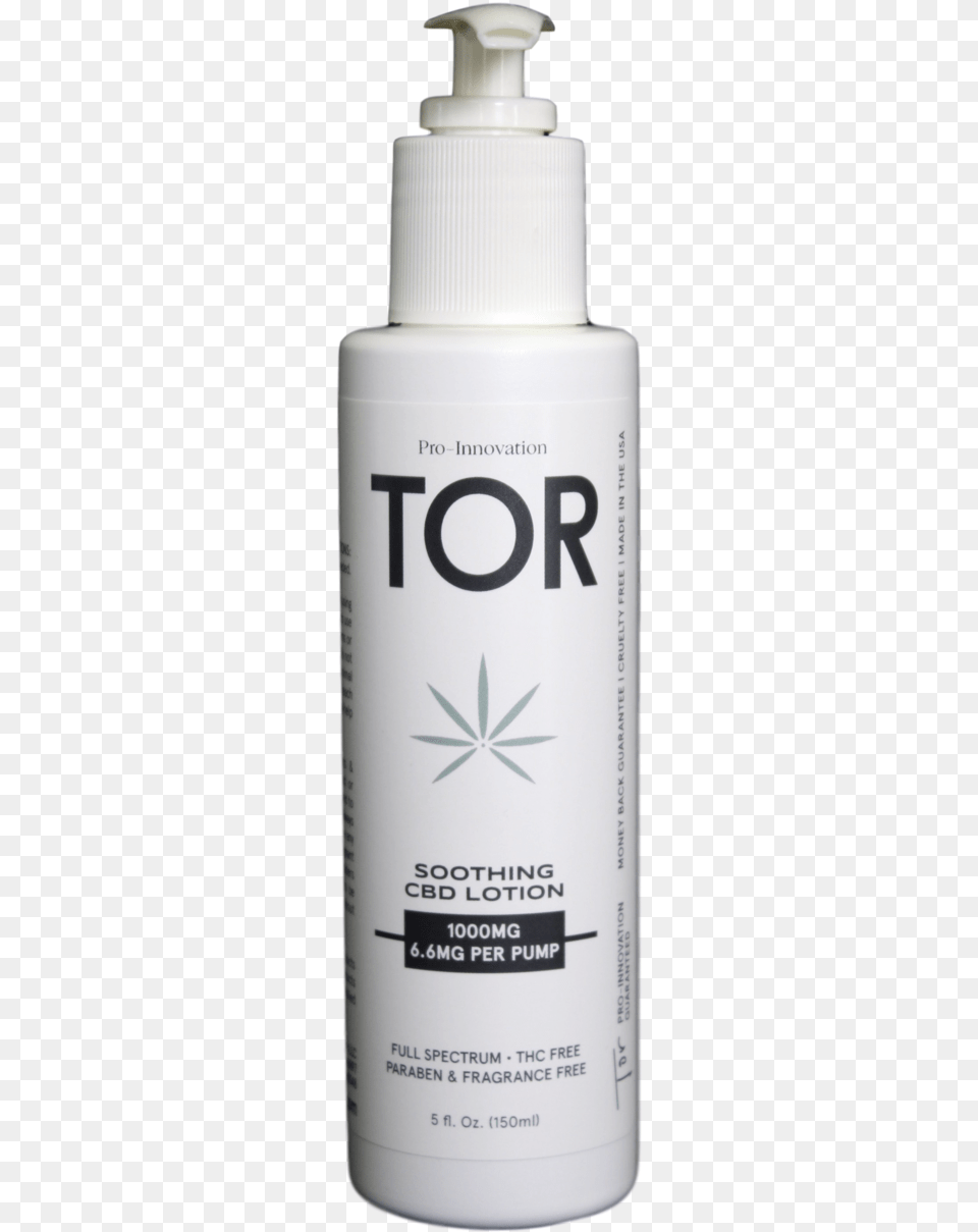 Tor 1000 Mg Cbd Lotion, Bottle, Cosmetics, Alcohol, Beer Free Png