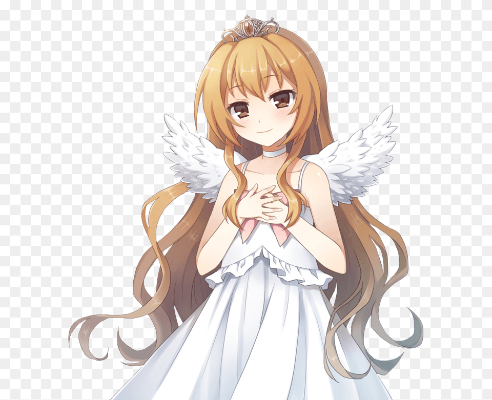 Toradora Taiga Taigaaisaka Kawaii Anime Mangafreetoedit Toradora Taiga Angel, Adult, Wedding, Publication, Person Png Image
