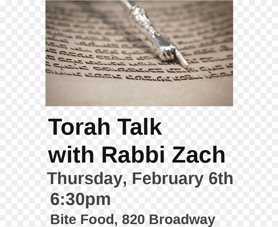 Torah Talk With Rabbi Zach, Cutlery, Fork, Accessories, Jewelry Png