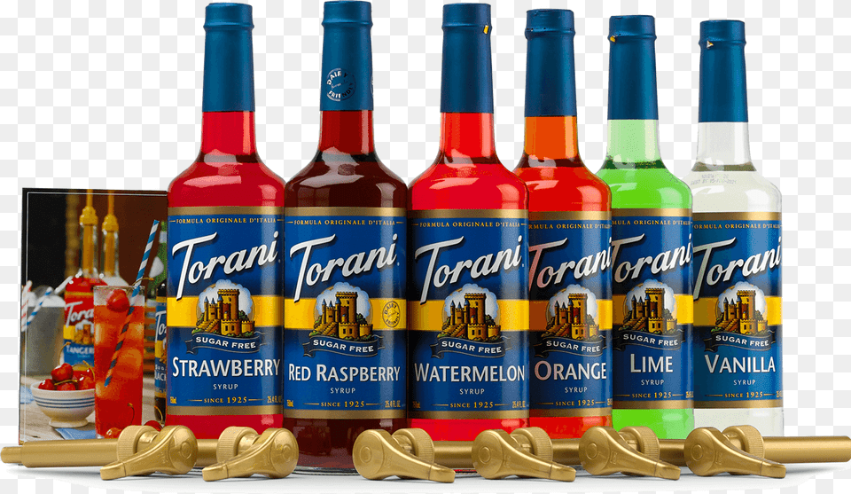 Torani Syrup, Alcohol, Beer, Beverage, Liquor Free Png Download