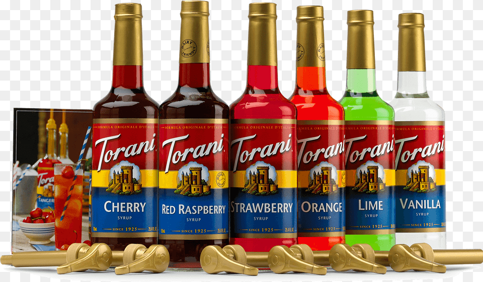 Torani Syrup, Alcohol, Beer, Beverage, Liquor Free Png