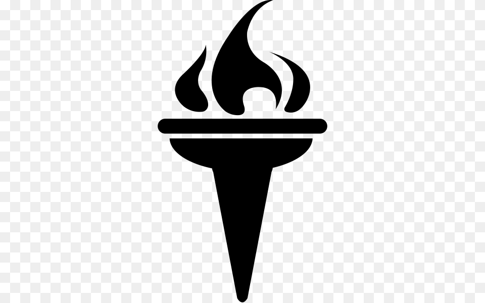 Torch, Gray Png Image