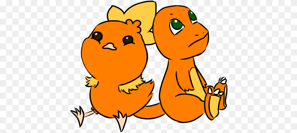 Torch And Charmander Spend A Lot Of Time Looking At Torchic, Baby, Person, Face, Head Png Image