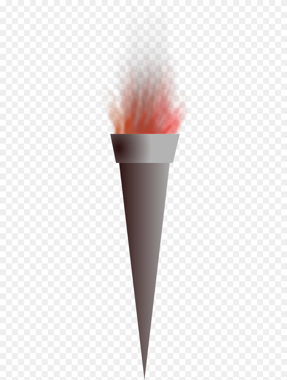 Torch Fire Flame Picture Toothbrush, Light, Cone Png
