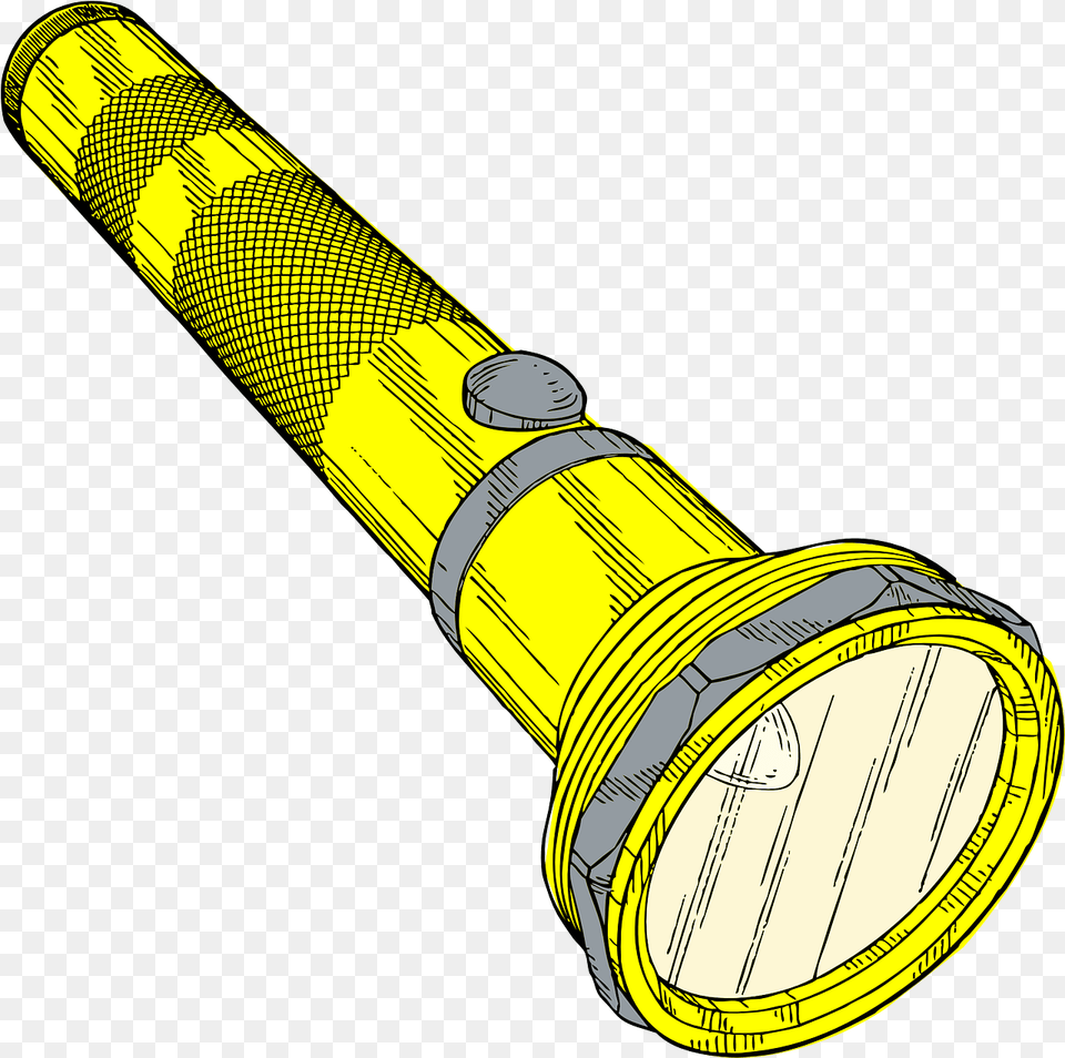 Torch Flashlight Electric Torch Clipart Transparent Animated Pictures Of Torch, Lamp, Light Png Image
