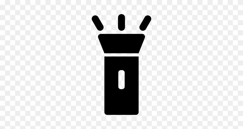Torch On Icon Icon With And Vector Format For Unlimited, Gray Free Transparent Png
