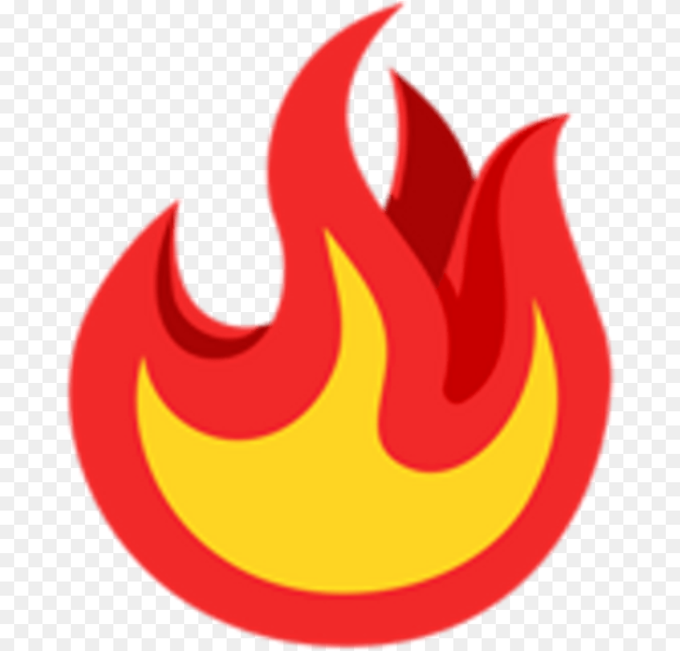 Torch With Flame Burning In The Dark Transparent Vector Fire Emoji Transparent Png