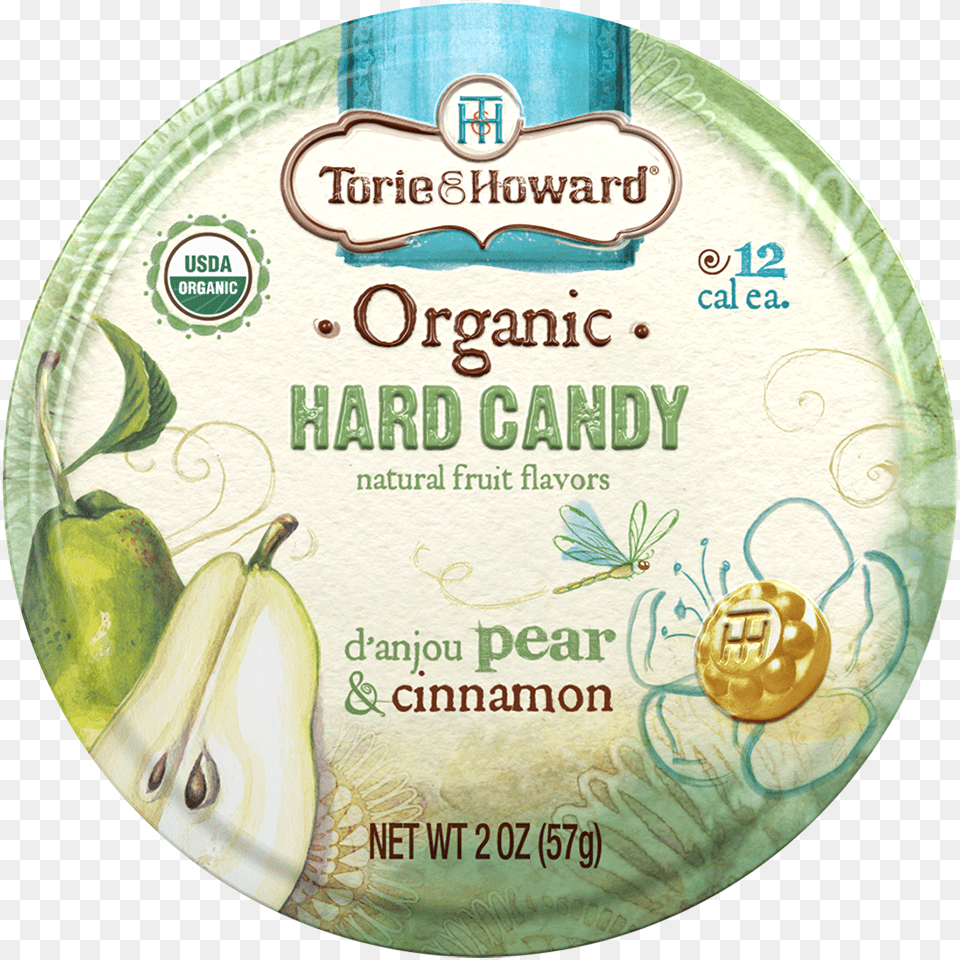 Torie Amp Howard Pear Amp Cinnamon Hard Candy Tin Torie Amp Howard D39anjou Pear Amp Cinnamon Hard, Food, Fruit, Plant, Produce Free Png Download