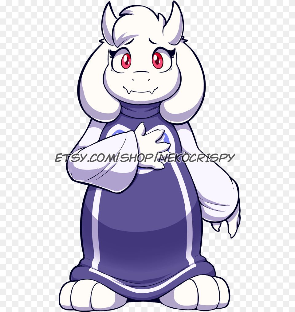 Toriel Acrylic Standeesticker Design Toriel Goat Mom Sexy, Baby, Person, Face, Head Free Png Download