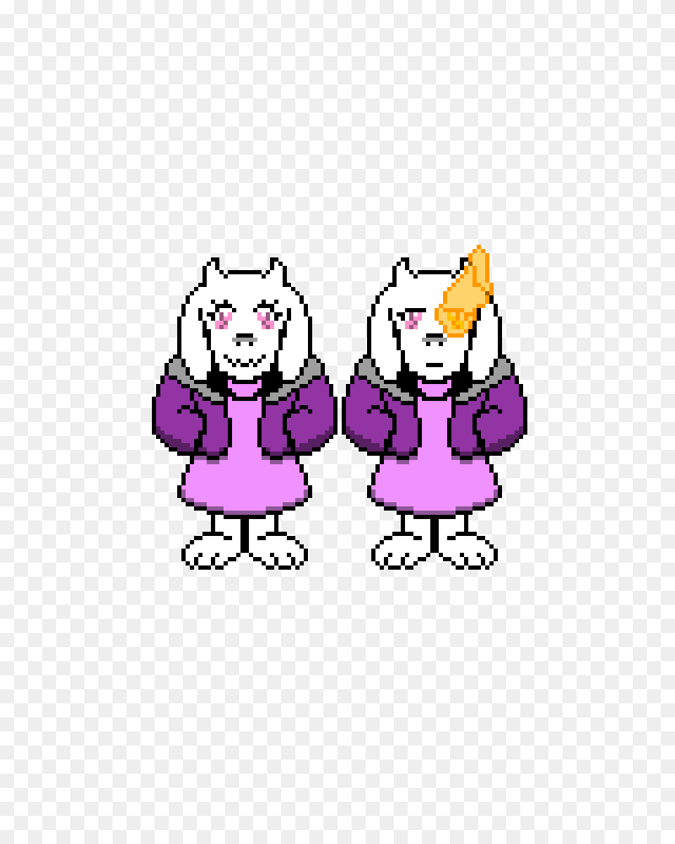 Toriel Altertale Toriel Sprite, Purple, Clothing, Coat, Person Png