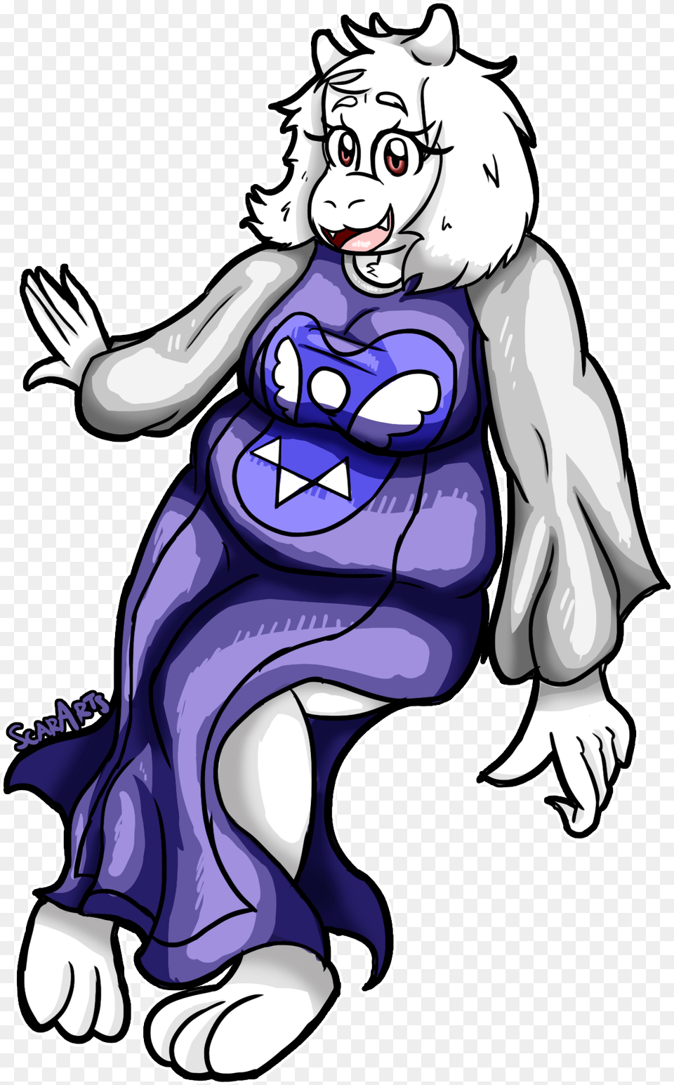 Toriel By Jackthewolf115 Cartoon, Book, Comics, Publication, Baby Png Image