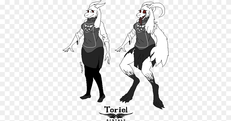 Toriel Design As The Secondary Forms Make Their Appearances Split Personality Au Undertale, Book, Comics, Publication, Baby Free Png