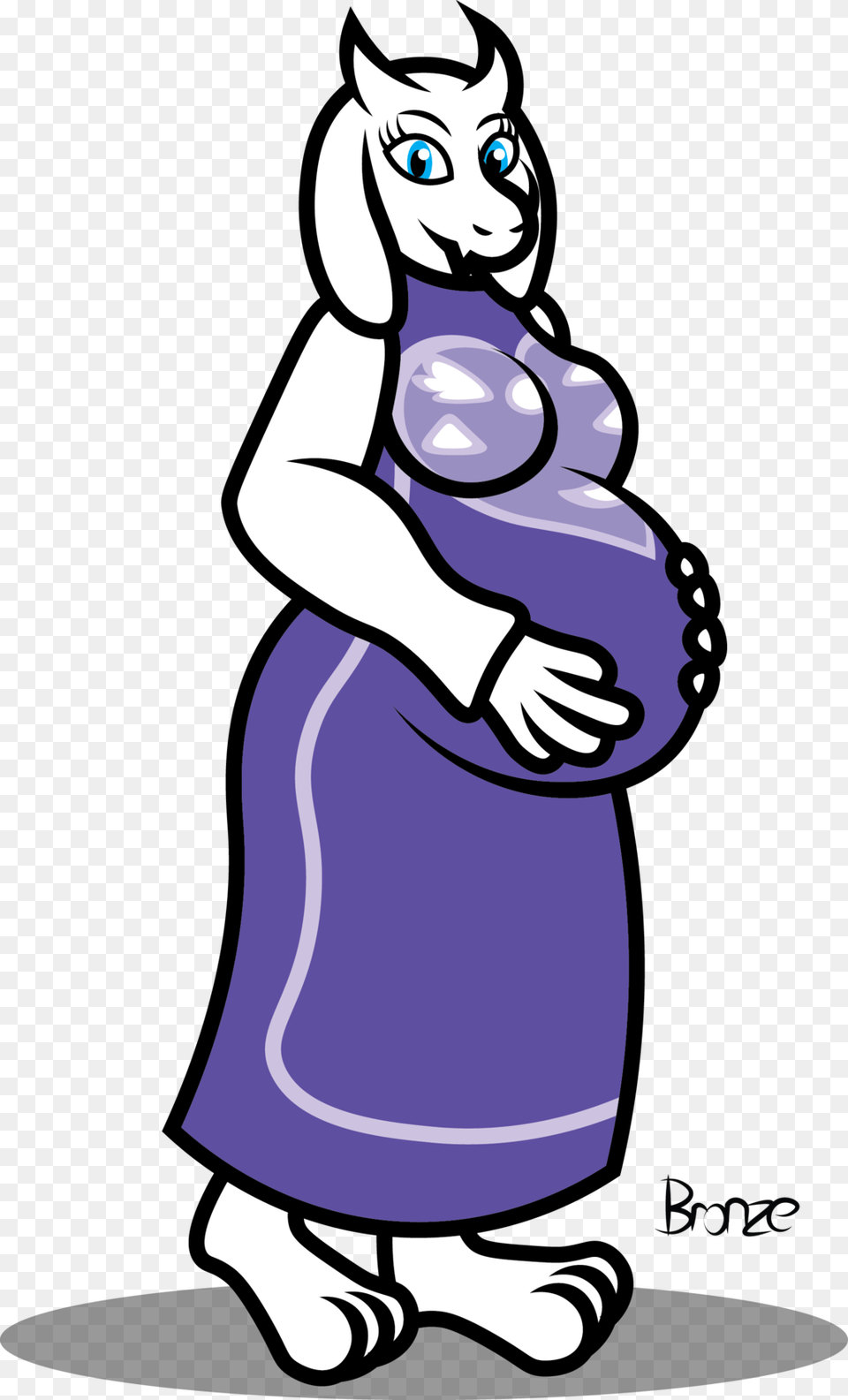 Toriel Undertale Toriel Pregnant, Baby, Person, Book, Cartoon Free Png Download