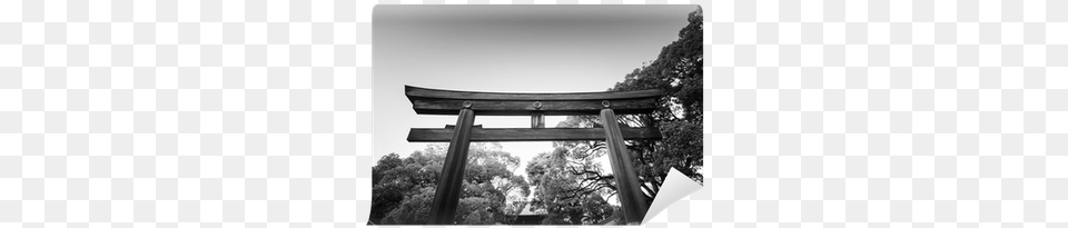 Torii Gate Standing At The Entrance To Meiji Jingu Poster Anamwong39s Torii Gate Standing At The Entrance Free Transparent Png