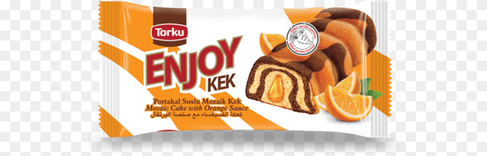 Torku Enjoy Cake Orange Full Size Download Seekpng Torku Enjoy Cake Orange, Bread, Food, Citrus Fruit, Fruit Free Transparent Png