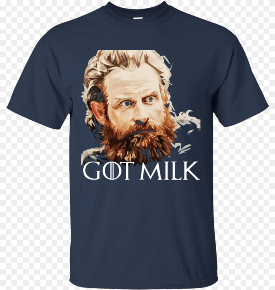 Tormund Got Milk Shirt Tormund Giantsbane T Shirt, Clothing, T-shirt, Adult, Male Free Png