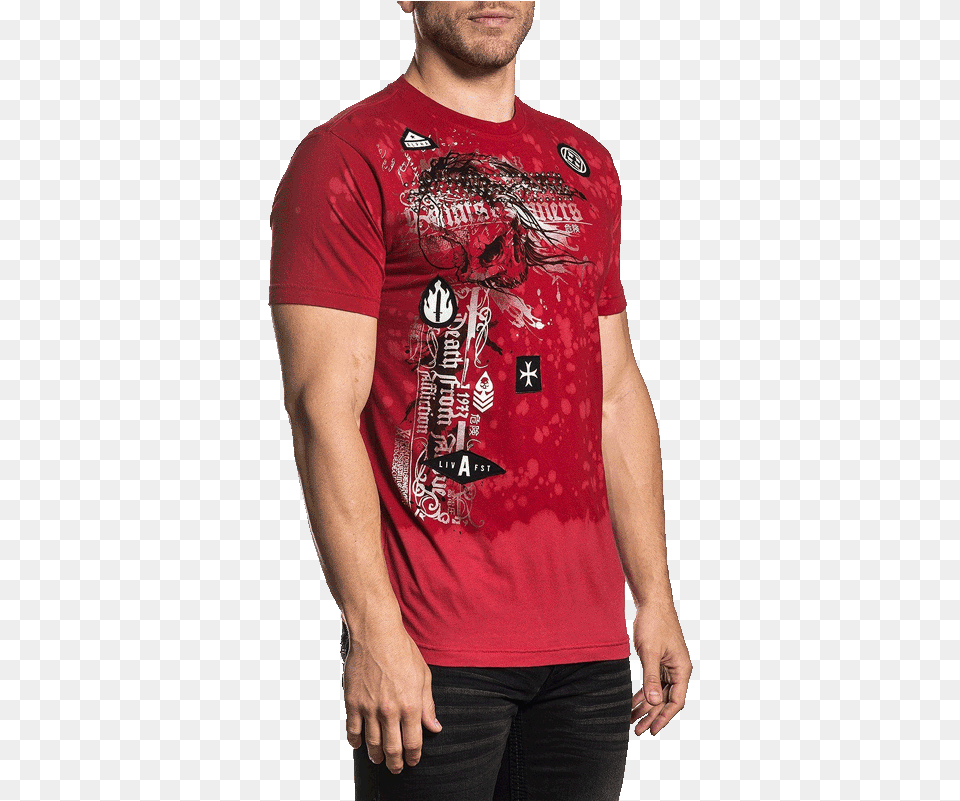 Torn Cloth Active Shirt, Clothing, T-shirt, Adult, Male Free Png Download
