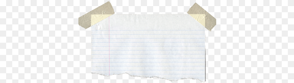 Torn Note Paper Ripped Notebook Paper Transparent, Text, Page Png