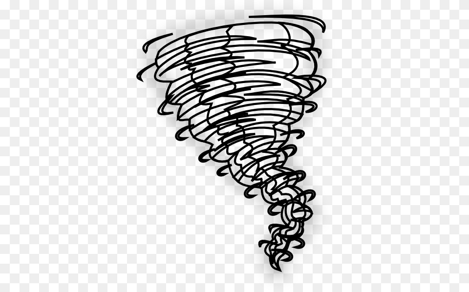 Tornado Black Clip Art, Silhouette, Lighting, Clothing, Coat Free Png Download