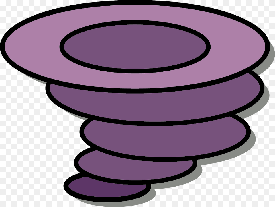 Tornado Clipart Angry, Coil, Spiral, Purple Png Image