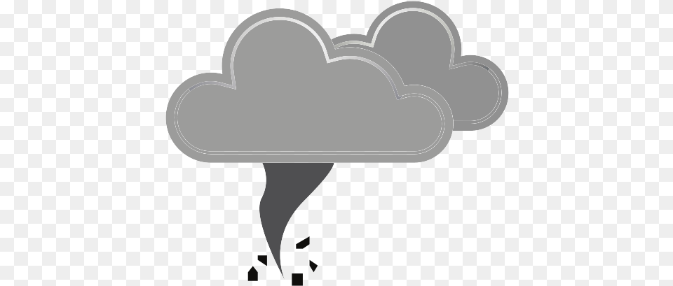 Tornado Cloud Weather Hurricane Language, Heart Free Transparent Png