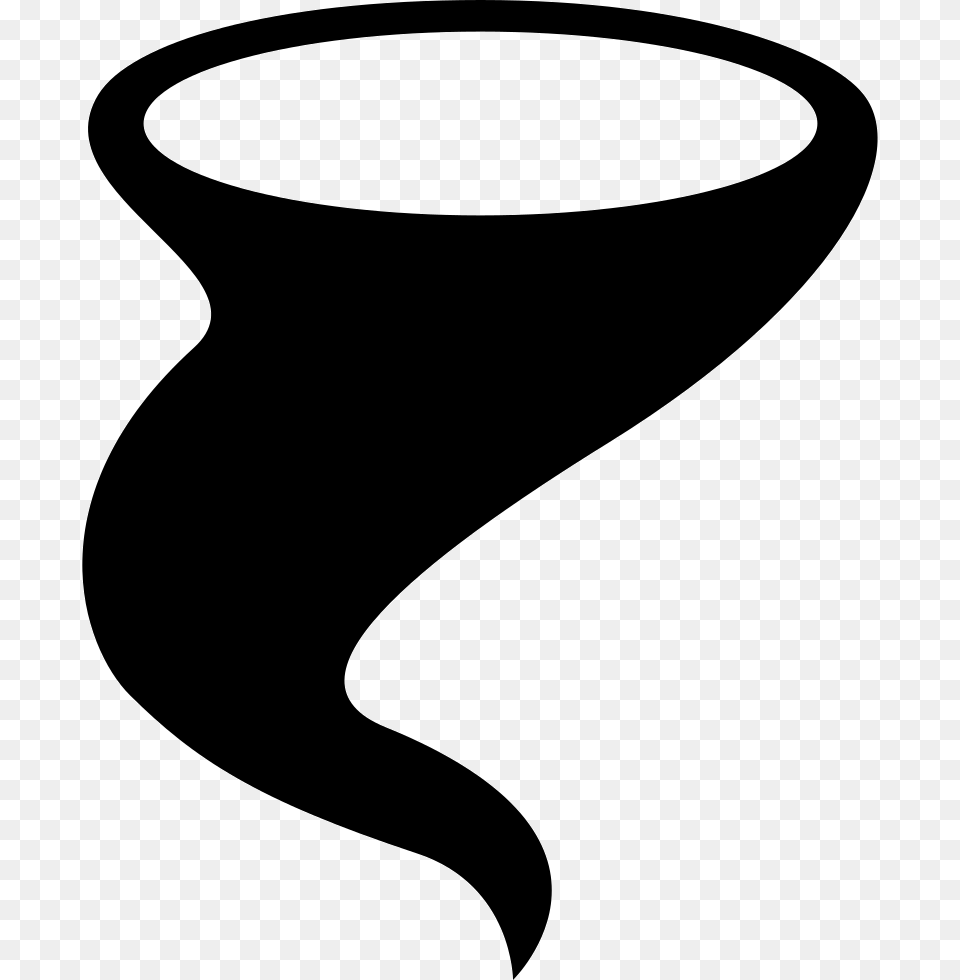 Tornado Tornado Symbol, Silhouette, Stencil Free Png