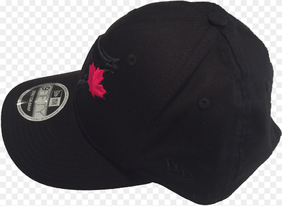 Toronto Blue Jays New Era Mlb Black Hat Red Leaf 9fifty Baseball Cap, Baseball Cap, Clothing Png Image