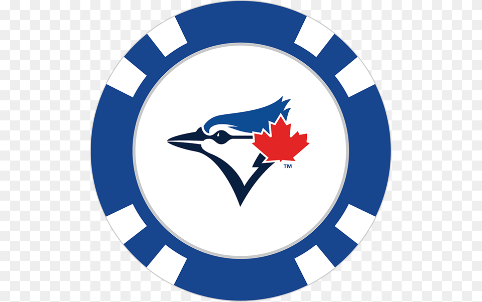 Toronto Blue Jays Poker Chip Ball Marker, Animal, Bird, Jay, Logo Png Image