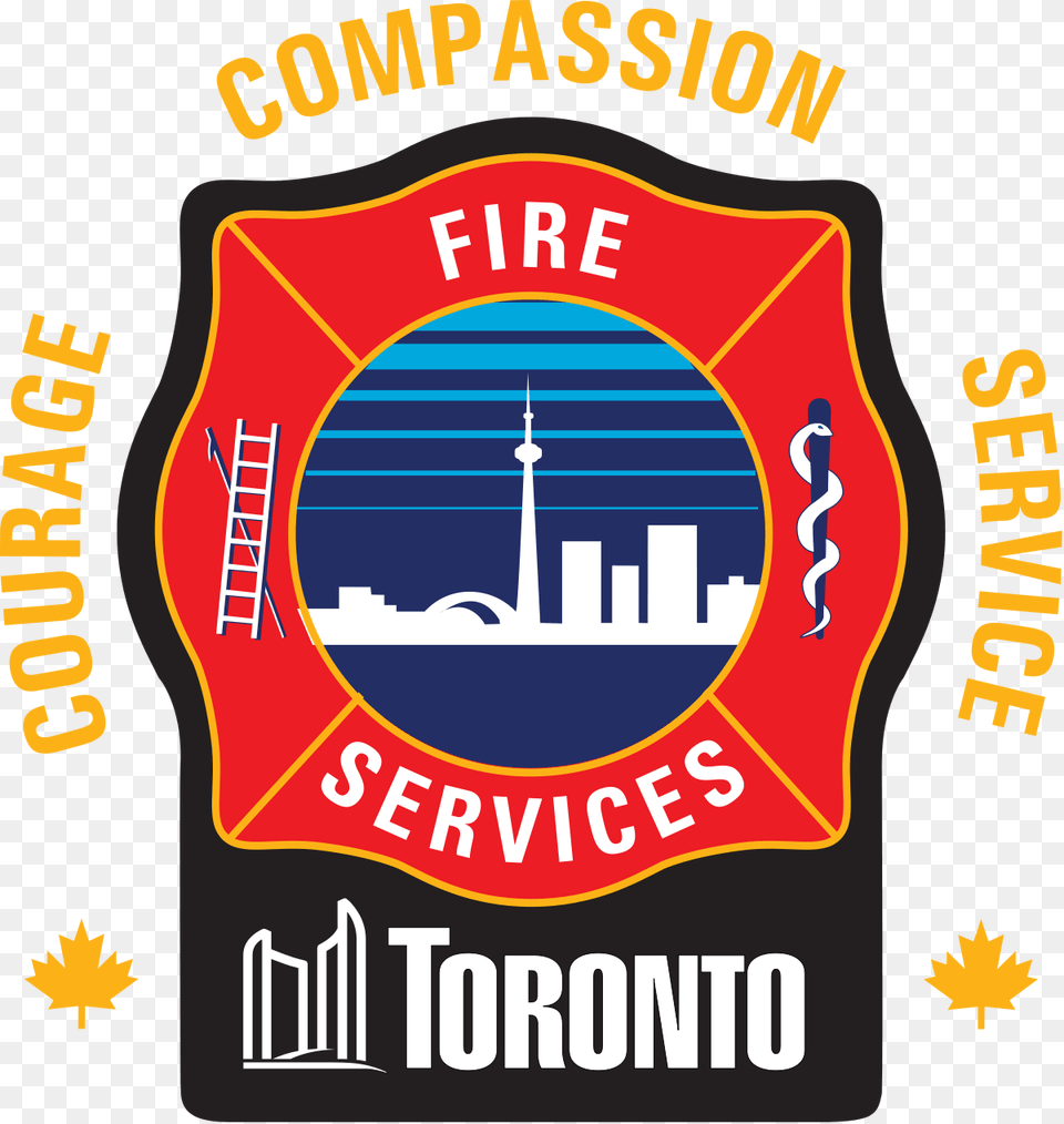Toronto Fire Services, Logo, Badge, Food, Ketchup Free Png