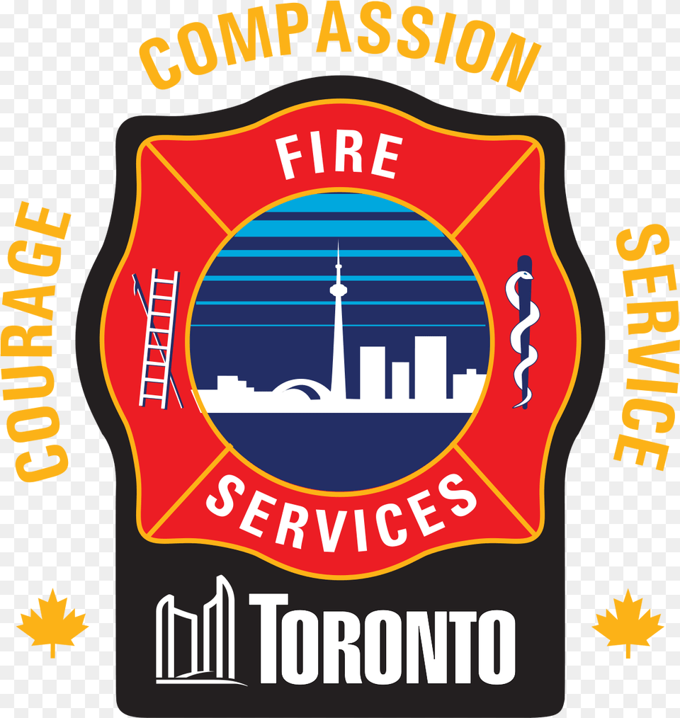 Toronto Fire Services Wikipedia Toronto Fire Services, Logo, Badge, Food, Ketchup Png