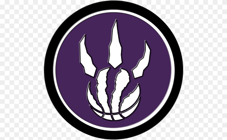 Toronto Raptors Hd Purple Raptors Logo, Weapon, Emblem, Symbol Free Png Download