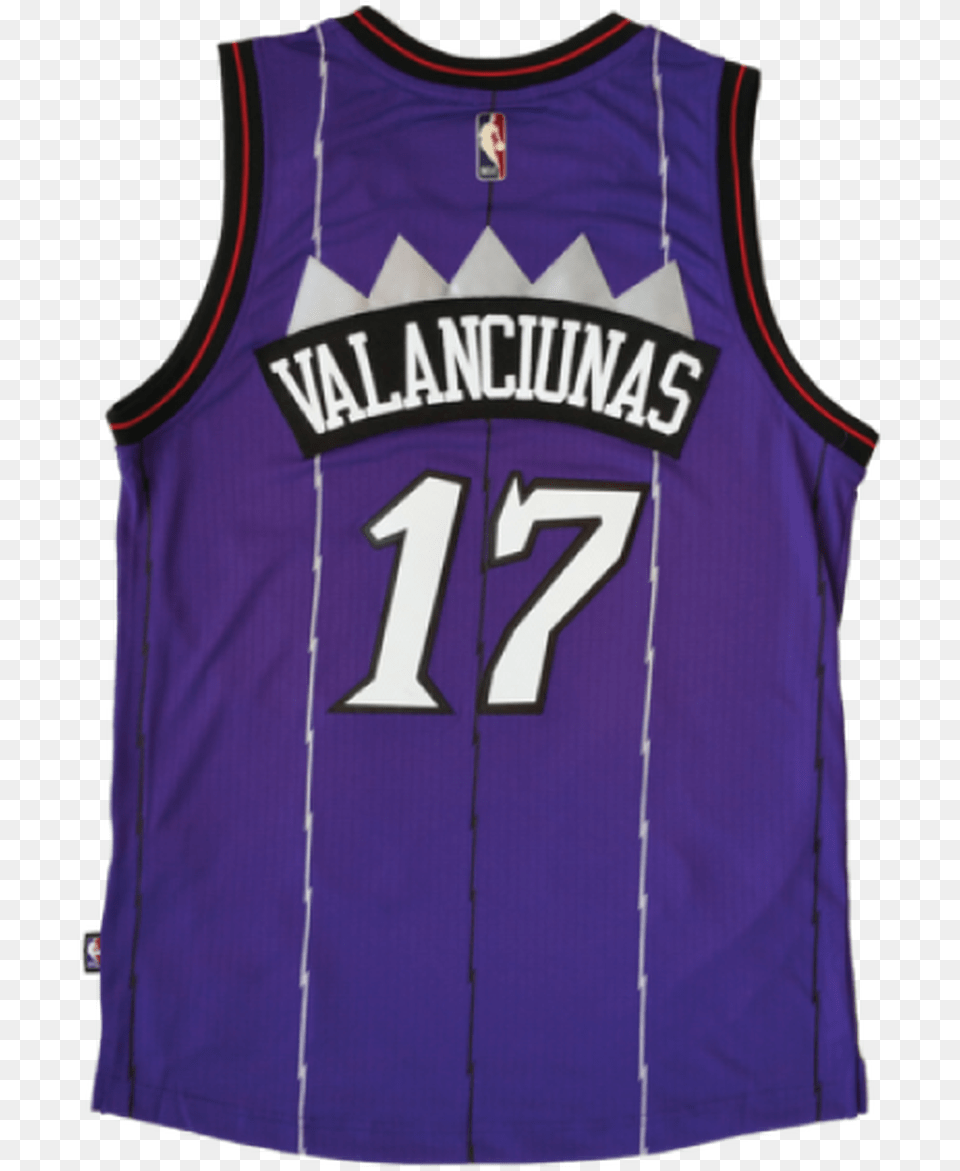 Toronto Raptors Jonas Valanciunas Hardwood Classic, Clothing, Shirt, Jersey, Person Free Transparent Png