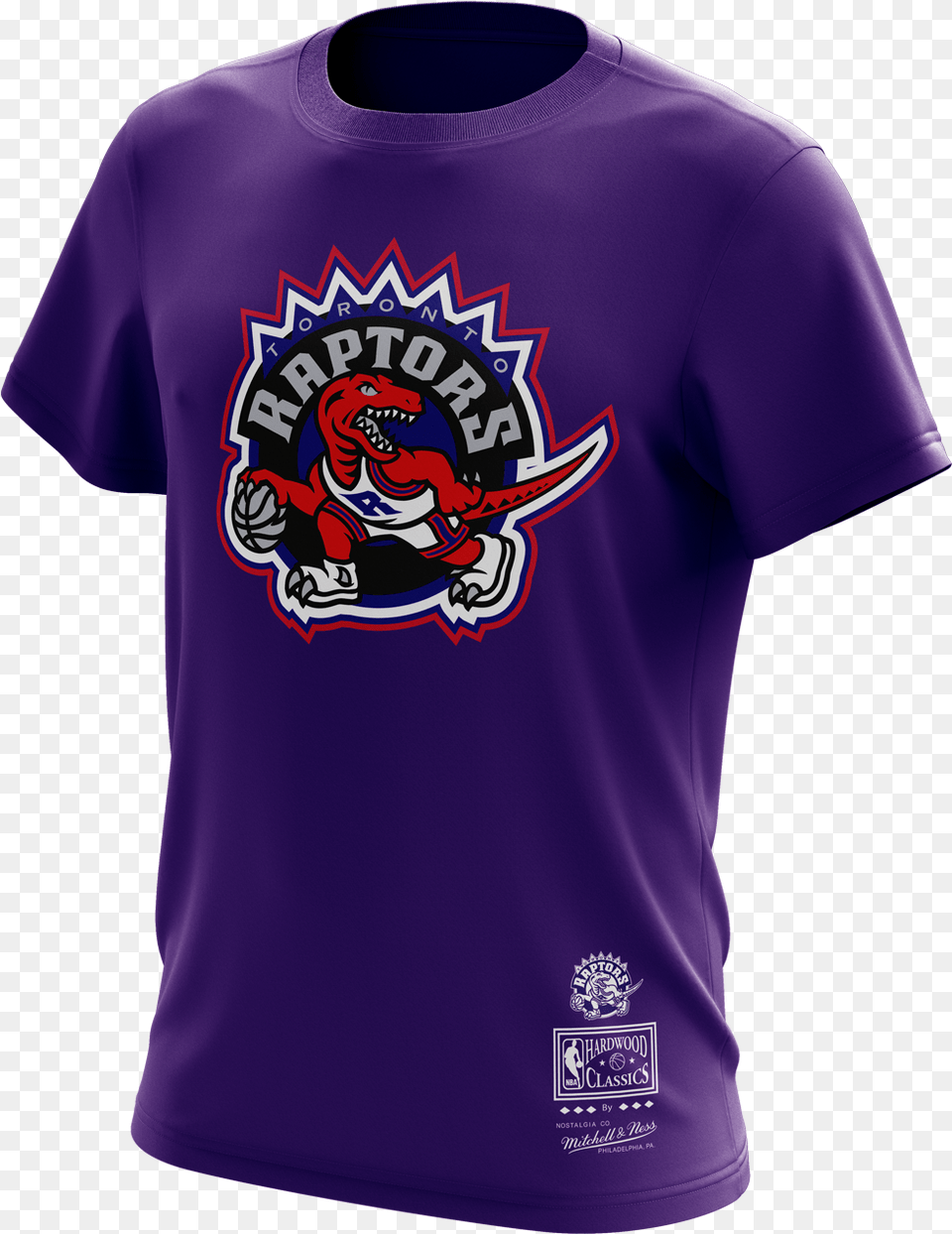 Toronto Raptors Nba Logo Purple Tee Toronto Raptors, Clothing, Shirt, T-shirt Free Png