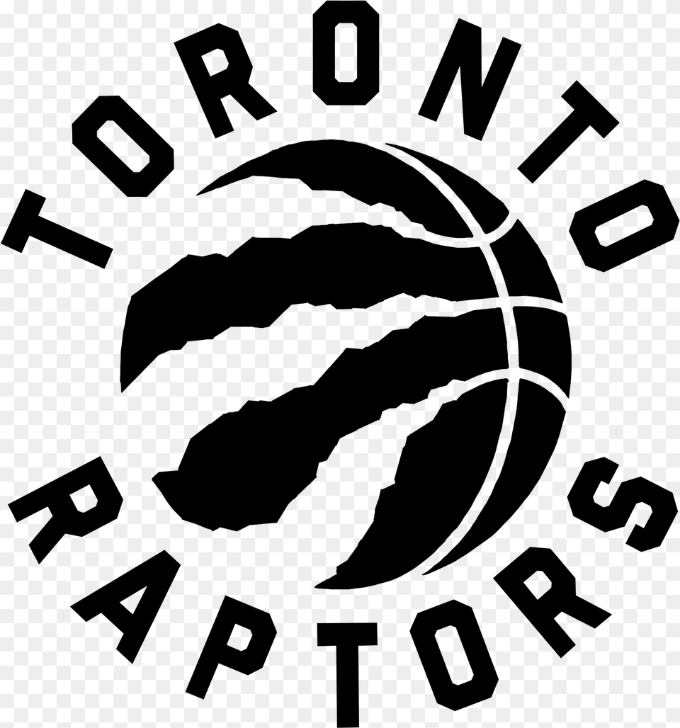 Toronto Raptors Wall Decals, Gray Free Png